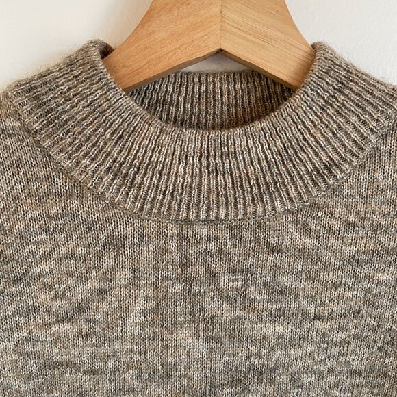 H&M Light Brown Mockneck Tunic Sweater - Picture 2 of 7